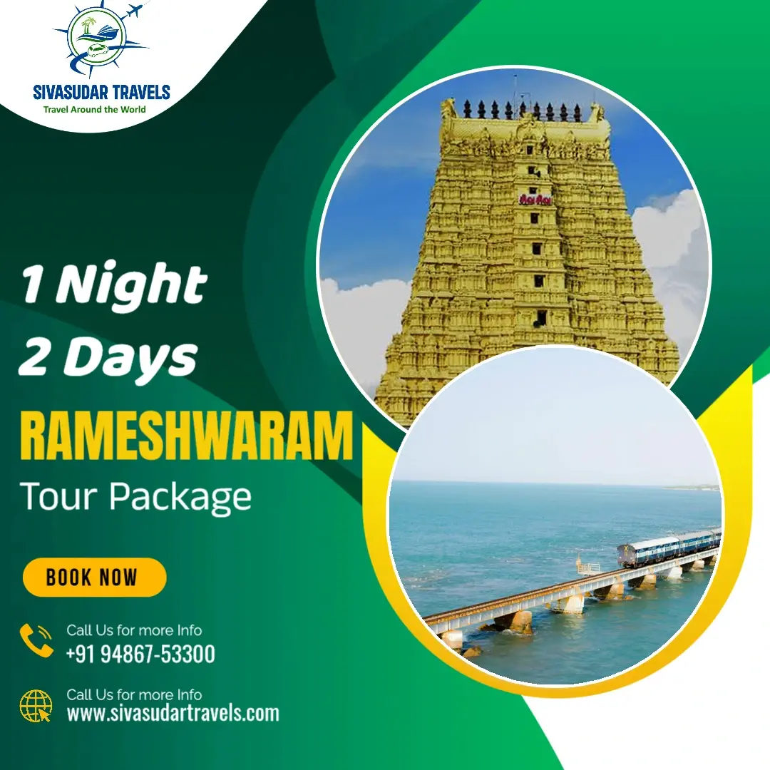 1 Night 2 Days Rameshwaram Tour Package