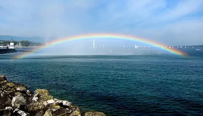 Rainbow at  Lake Geneva