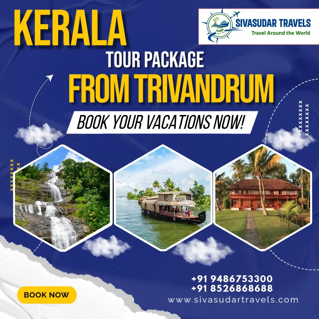 Kerala Tour Package from Trivandrum